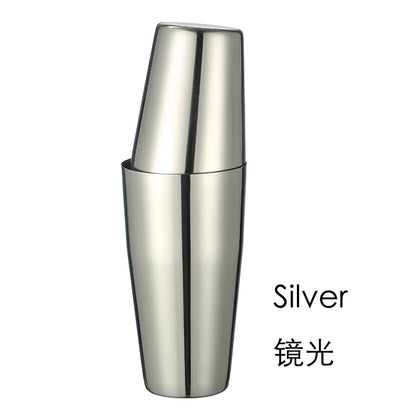 800ml Boston Cocktail Shaker Set – Stainless Steel Martini Bar Mixing Tin for Flair Cocktails