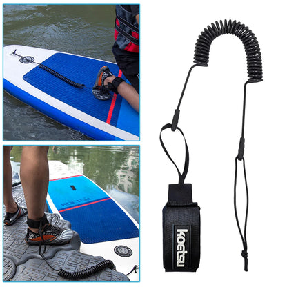 SUP Board Ankle Leash — Elastic Foot Rope for Stand Up Paddle Board Surfing Safety