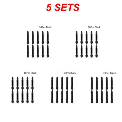 10/50PCS Double-Ended Sponge Sticks - Portable Eyeshadow, Eyeliner & Lip Makeup Applicators, Disposable Cosmetic Tools
