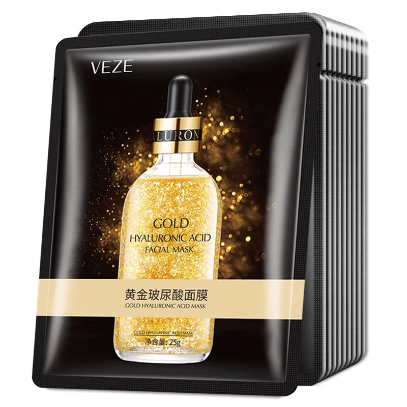 20PCS Hyaluronic Acid Collagen Face Masks – Moisturizing, Firming & Hydrating Skincare Sheet Masks, Korean Skin Care