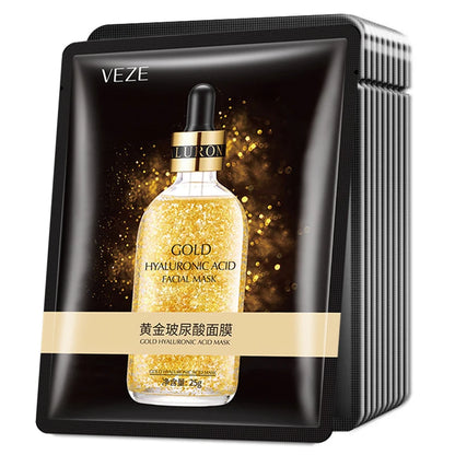 20PCS Hyaluronic Acid Collagen Face Masks – Moisturizing, Firming & Hydrating Skincare Sheet Masks, Korean Skin Care