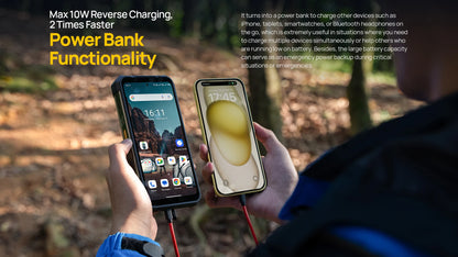 Ulefone Armor 24 Rugged Phone - 22000mAh, 24GB+256GB, 6.78" 120Hz Display, 64MP+64MP Camera, NFC, LED Light, Global Version