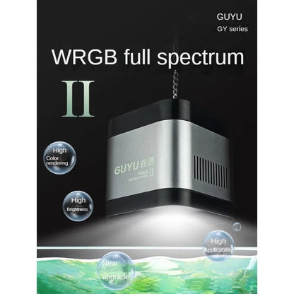 New Aquarium LED Water Grass Lamp - WRGB Full Spectrum 8500K, Explosive Algae Downlight for Fish Tanks, 25/35/65W