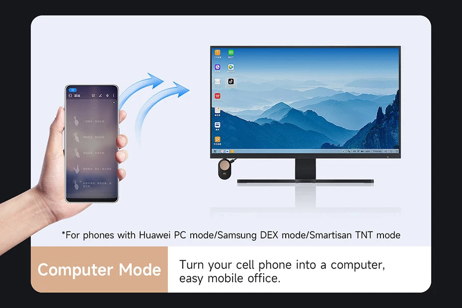 Hagibis Wireless HDMI Display Dongle Adapter – 4K@60Hz Wireless Extender for Laptop, PC, Smartphone, HDTV, Projector, IOS