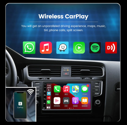 CarlinKit Wireless CarPlay Adapter — USB Dongle for Android Auto, MirrorLink, Waze & Spotify Car Multimedia