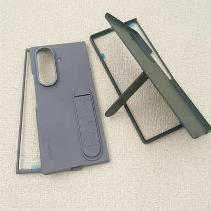 Samsung Galaxy Z Fold 7 5G Sensory Standing Phone Case — Foldable Bracket Hard PC Anti-Fall Shockproof Cover