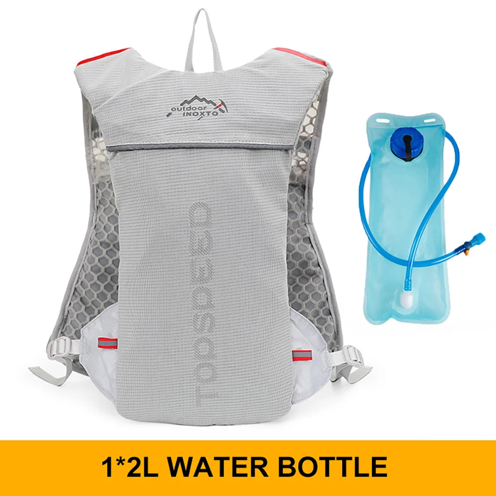 5L Ultralight Outdoor Trail Running Backpack — Hydration Vest with 500ML Water Bottle for Men