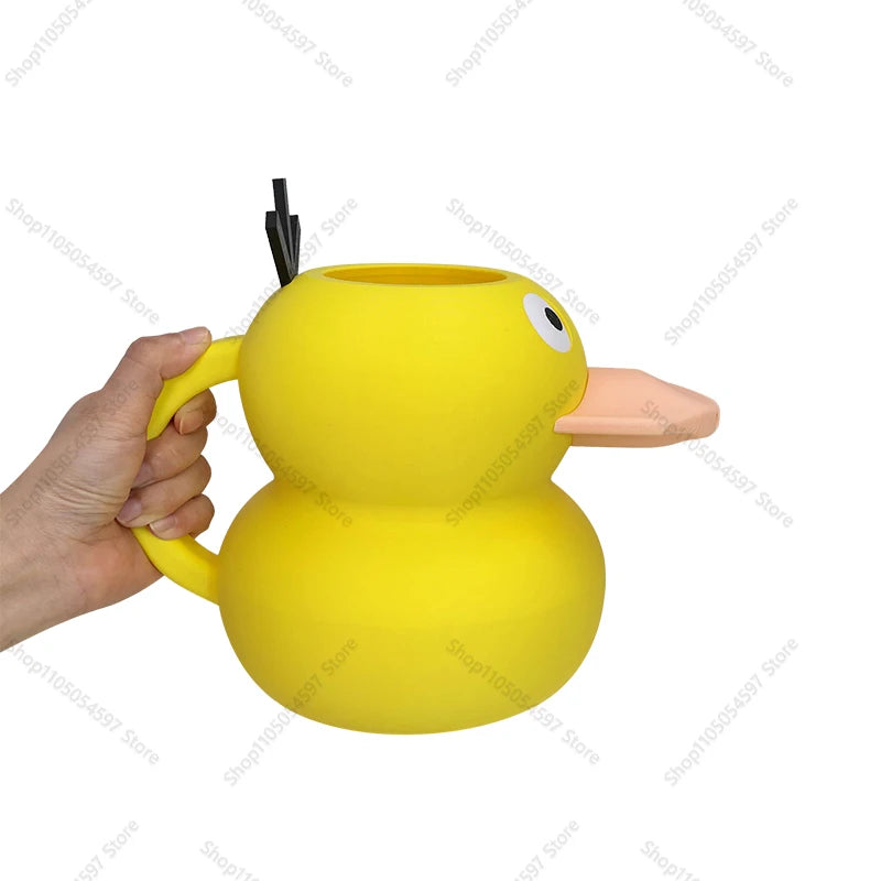 3D Printed Anime Pokémon Psyduck Watering Can – Cute Garden Plant Irrigation Tool for Outdoor Gardening