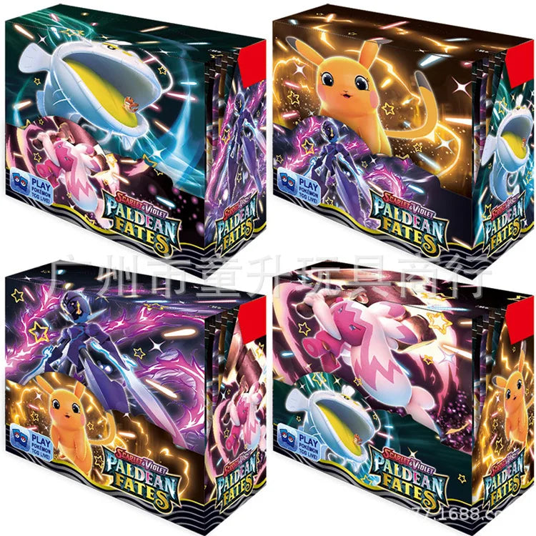324/360 Pcs Pokémon Card Set – SCARLET & VIOLET 151, Obsidian Flames, PALDEAN FATES, Ultra Prism, English Booster Battle Cards