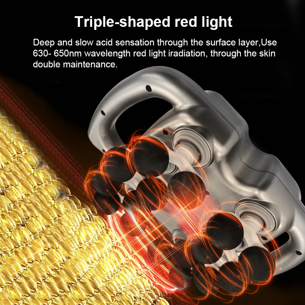 Fascia Gun Muscle Massager | 16-Head High Frequency Neck, Shoulder & Waist Massage Machine – Professional Fascia Massage Gun