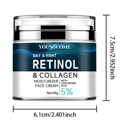 Vitamin C+E Retinol Collagen Cream – Moisturizing, Firming & Whitening Skin Repair Cream
