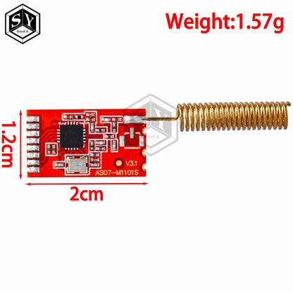 CC1101 Wireless Module - 10mW, 433MHZ/868MHZ, Long Distance Transmission 300-1000M with SMA Antenna, Wireless Transceiver