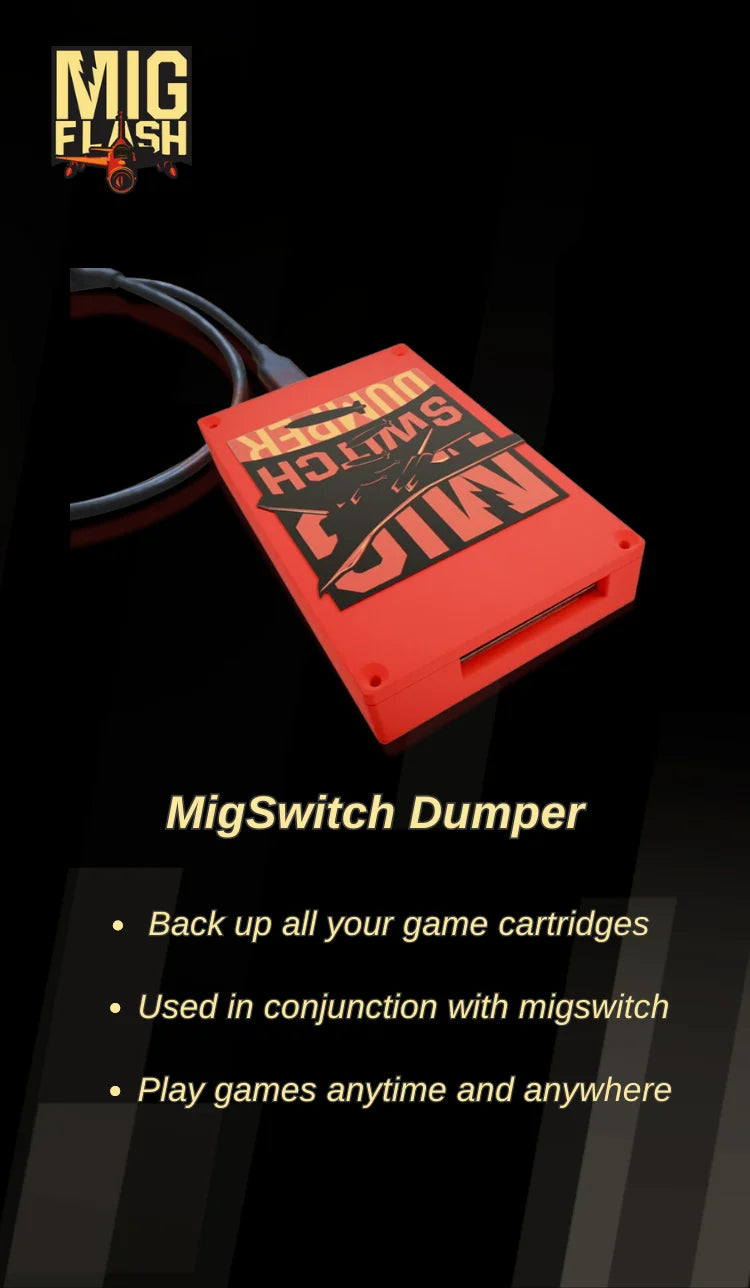 Mig Dumper Backup for NS Game Card – Compatible with Mig Switch