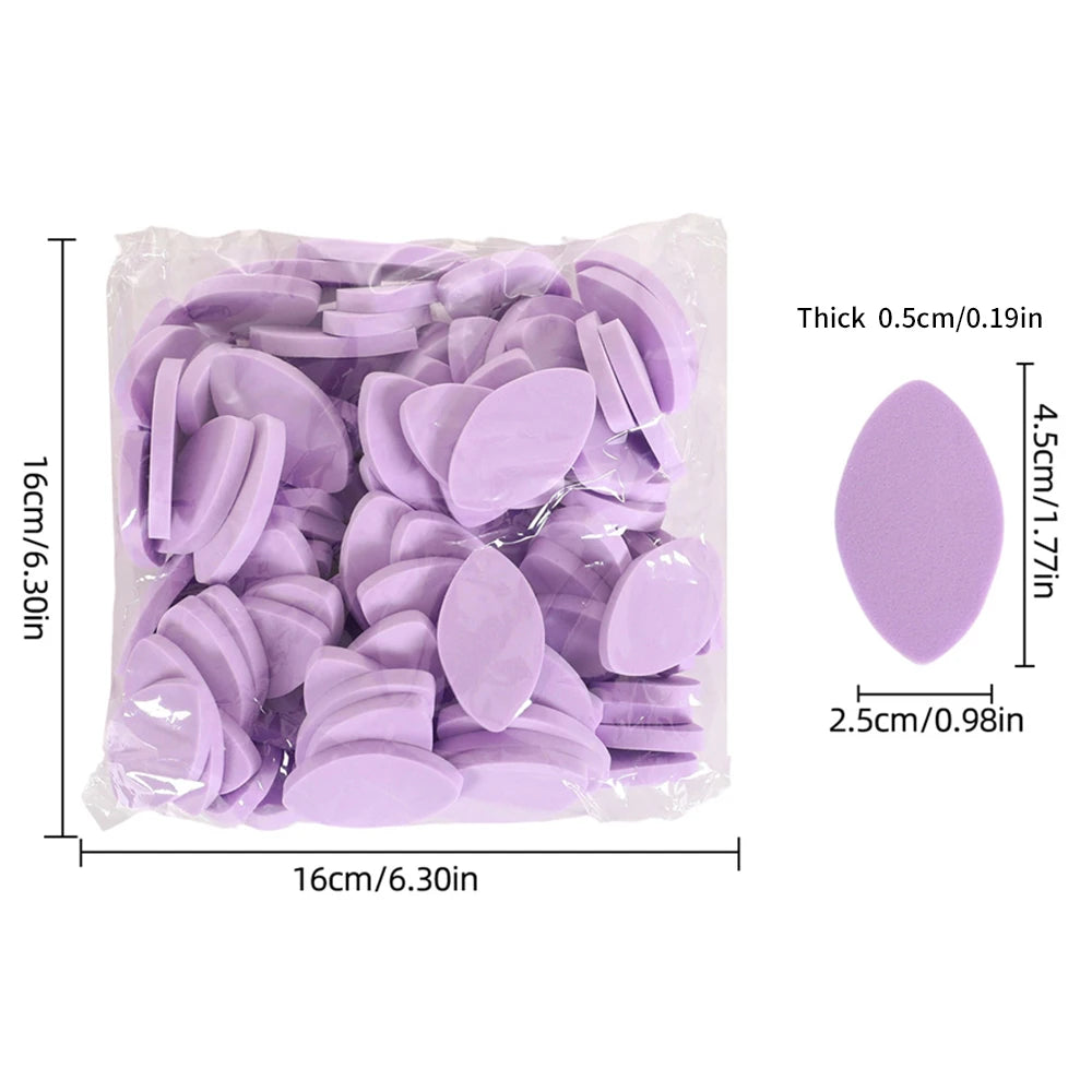 100pcs Soft Sponge Eyelash Pads – Reusable Lash Lifting & Eyelash Extension Practice Supplies