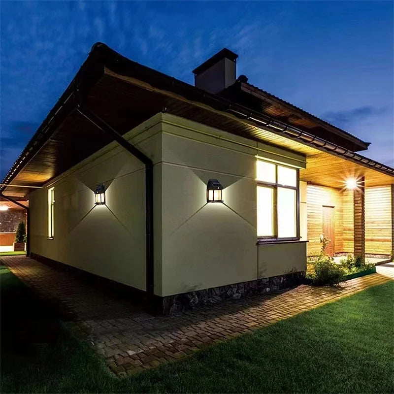 Solar Wall Lights – Outdoor Waterproof Wireless Motion Sensor Security Lamps, Dusk to Dawn Lighting for Garden, Available in 1-8 PCS