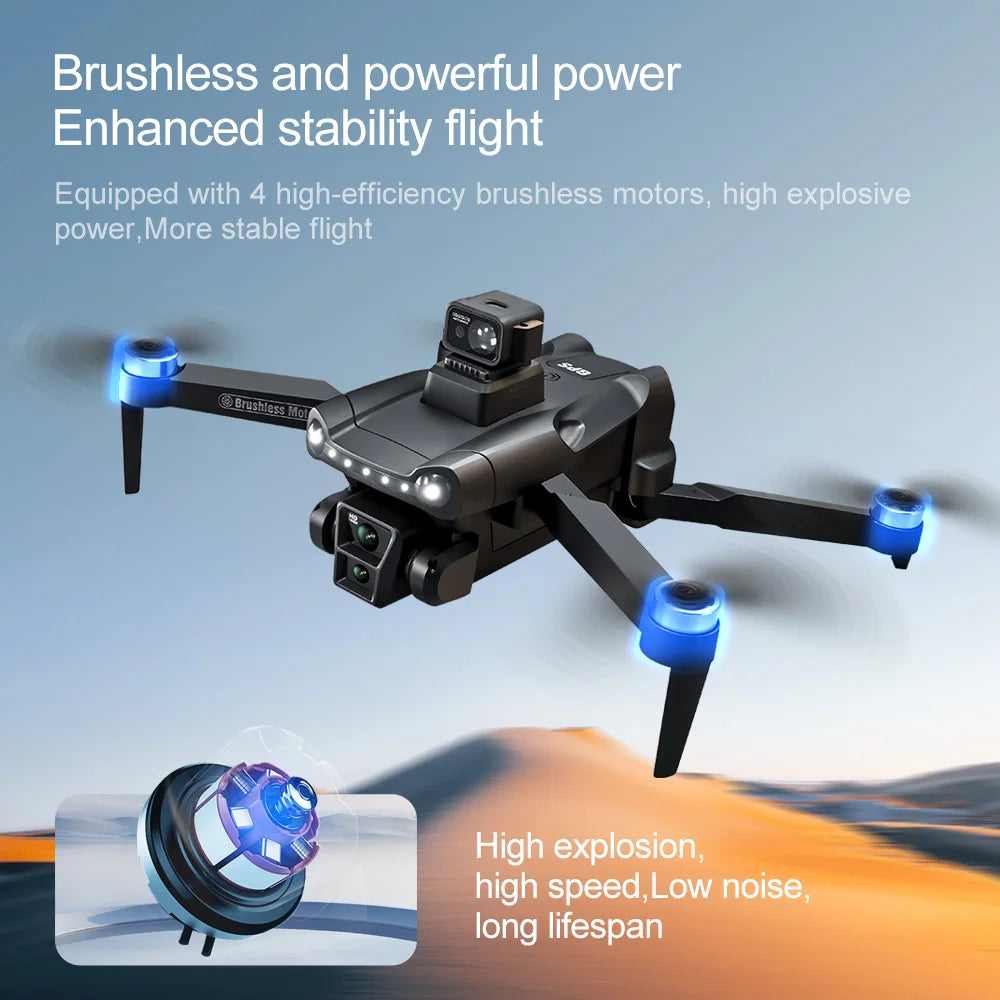 Xiaomi V198GPS Drone with 8K HD Camera – Foldable Brushless Quadcopter with Obstacle Avoidance & Optical ESC Aerial Tech