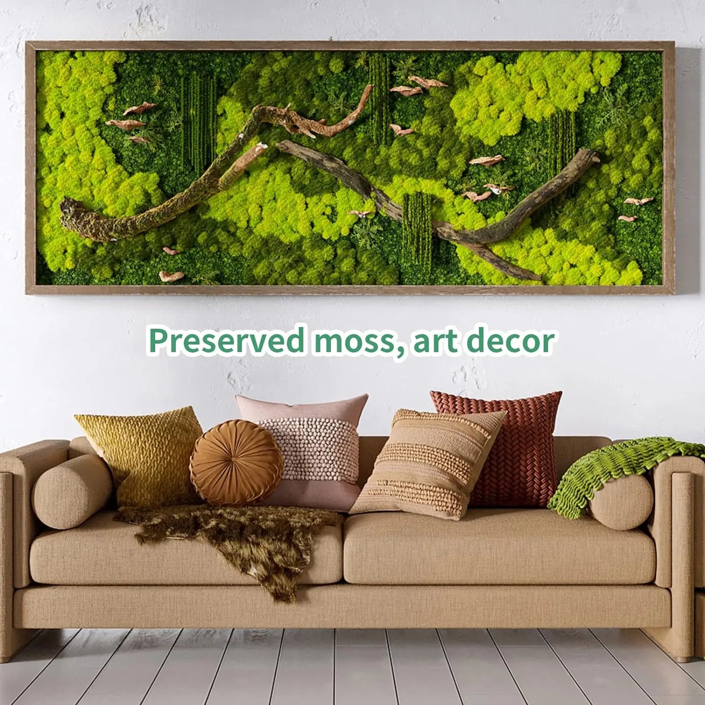 Artificial Green Plants for Eternal Life Moss DIY Crafts: Mini Landscape Fake Grass for Home, Room, and Garden Decor - Available in 20/40/100g