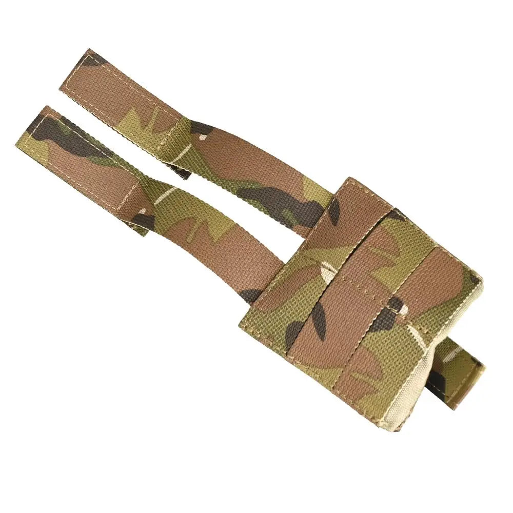 Tactical Dump Pouch – Foldable MOLLE Cummerbund Magazine Pouch, Mil-Grade Elastic Ultra-Light Roll-Up Drop Soft MAG Pouches