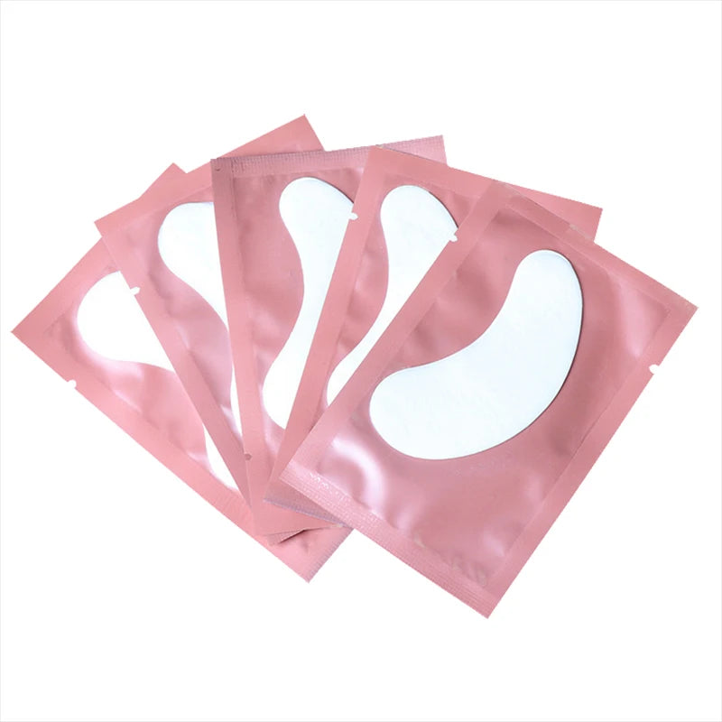 50PCS Hydrogel Eyelash Patches – Moisturizing Eye Pads for Grafting & Isolation