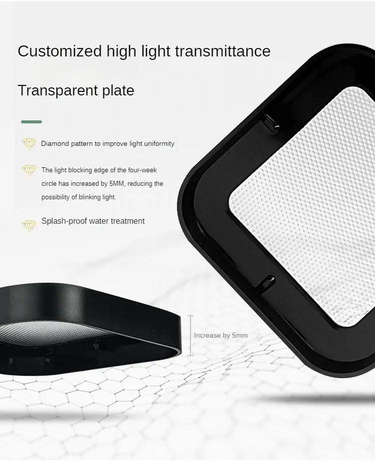 New Aquarium LED Water Grass Lamp - WRGB Full Spectrum 8500K, Explosive Algae Downlight for Fish Tanks, 25/35/65W