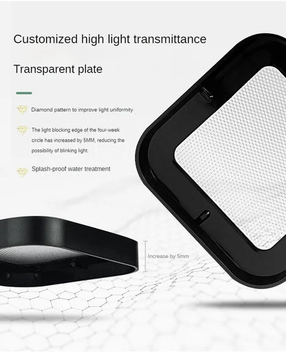 New Aquarium LED Water Grass Lamp - WRGB Full Spectrum 8500K, Explosive Algae Downlight for Fish Tanks, 25/35/65W