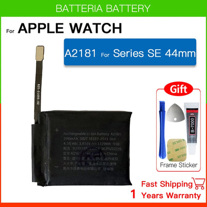 New Genuine Replacement Battery for Apple Watch Series SE 4/5/6 – 40mm/44mm, Includes Free Tools
