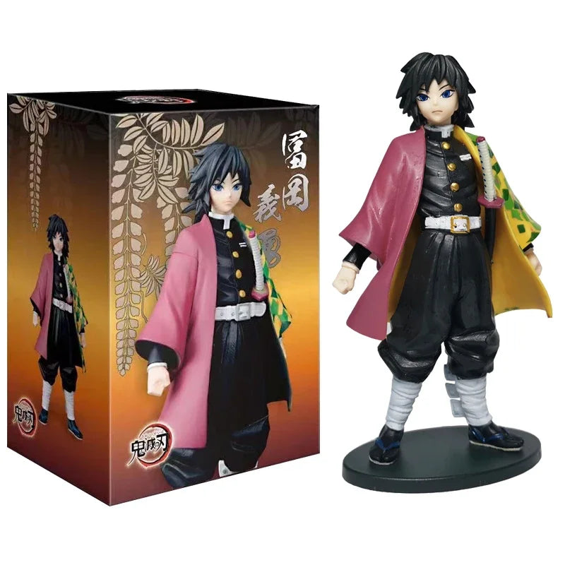 Demon Slayer Anime Figures – Kimetsu No Yaiba Tanjiro Nezuko Zenitsu Inosuke Action Doll Toys