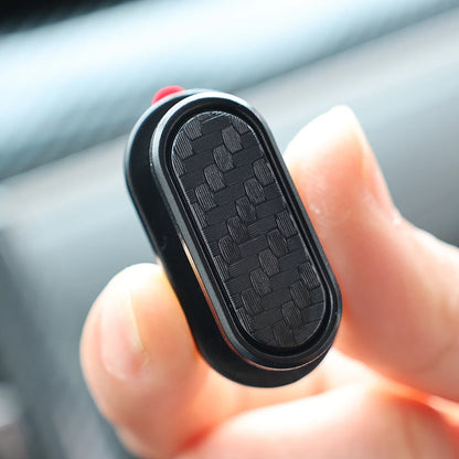 Car Invisible Small Hooks - Carbon Fiber Self-Adhesive Dashboard Wall Hook for USB Cables, Headphones, & Key Storage