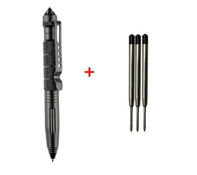 ZK20 Tactical Self-Defense Pen – Aluminum Anti-Slip Steel Glass Crusher, 1/4/8pcs Kit
