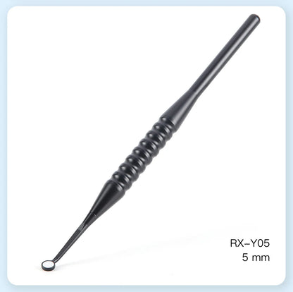 AZDENT Dental Micro Mouth Mirror – 2mm/3mm/5mm Anti-Fog Odontoscope with Detachable Handle for Oral Check