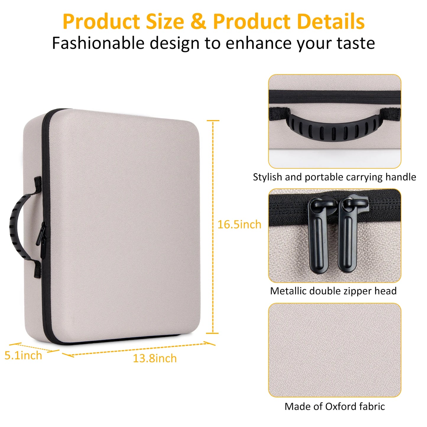 Large Carrying Case for PS5 Slim Digital Console – Protective Travel Storage Bag for Controller & Accessories