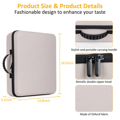 Large Carrying Case for PS5 Slim Digital Console – Protective Travel Storage Bag for Controller & Accessories