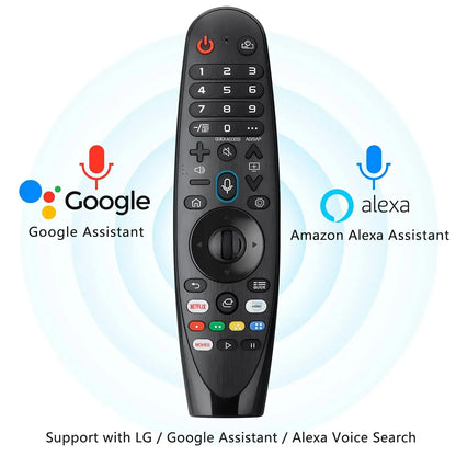 Voice Magic Remote AKB75855501 – Replacement for LG Smart TV (2018-2020), with Pointer Function, Compatible with AN-MR20GA, MR19BA, MR18BA
