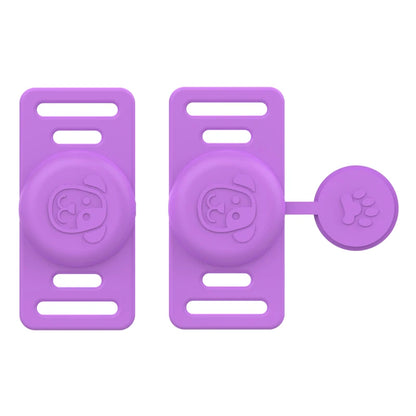 Airtag Dog Collar Holder – Silicone Protective Case for Apple AirTag, Full Body Cover Fits All Collar Sizes