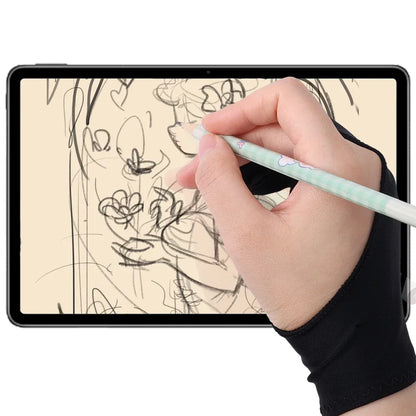 Two-Finger Drawing Glove with Palm Rejection for iPad & Graphic Tablets – Left/Right Hand Artist Glove