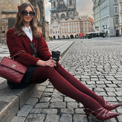 Talenza Women's Tights – Slim Stockings, Super Elastic Leggings, Large Size, Sexy Pantyhose for Spring, Autumn, Winter