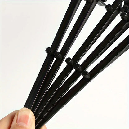 20-Pack Gutter Mesh Anchors & Universal Clamps – Eave Pins & Brush Clamps for Gutter Cleaning & Maintenance