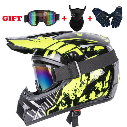 Full Face Off-Road Motorcycle Helmet – Downhill AM DH Cross Motocross Capacete Casco   2/2