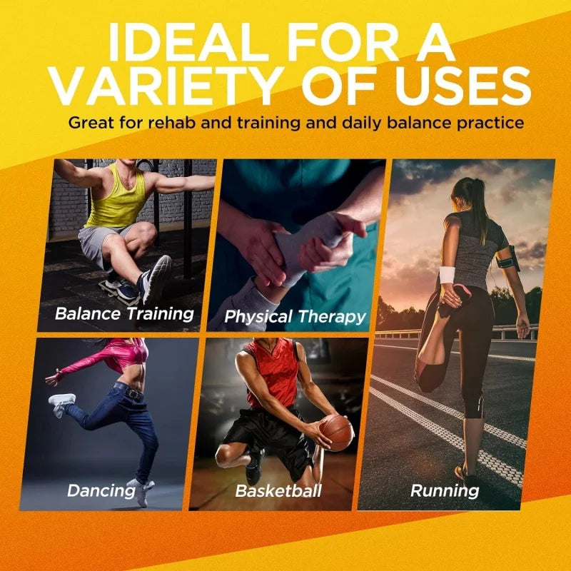 Ankle Balance Board Trainer for Pilates | Foot Strengthener for Balance Training | Stability Exercises for Sprained Ankles & Plantar Fasciitis