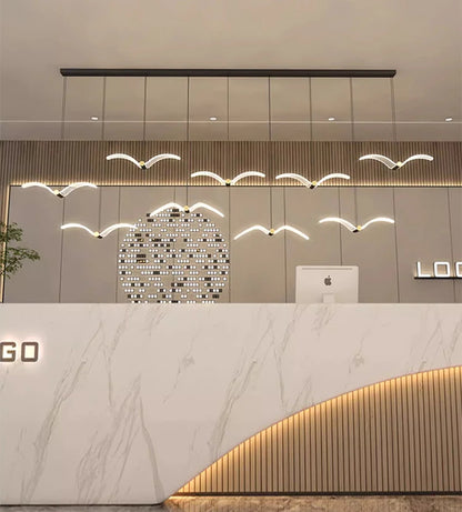 Modern LED Pendant Light – Home Decor Chandeliers for Living Room & Dining Room Indoor Hanging Lighting