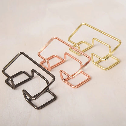 Desk Business Card Holder - Office Gift Display Organizer Bracket for Cards