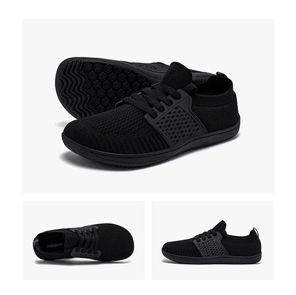 HOBIBEAR Wide Toe Barefoot Shoes – Minimalist Walking Sneakers for Men & Women, Zero Drop Sole, Breathable Mesh