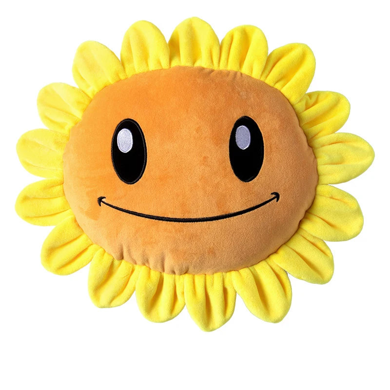 Plants vs Zombies Plush Toy Set – Sunflower, Peashooter & Kernel-pult Soft Figures Pillow for Kids Christmas Gift
