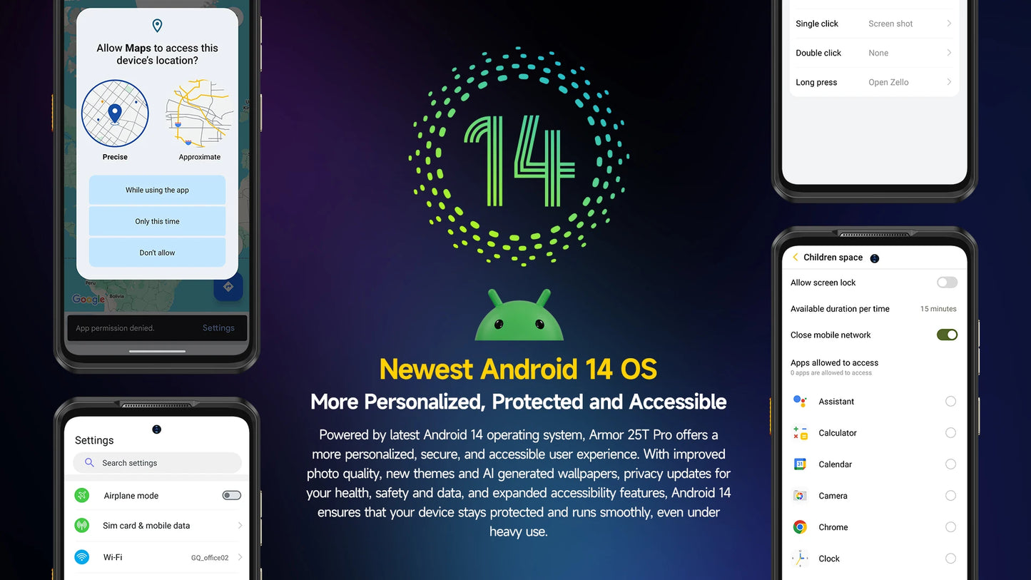 Ulefone Armor 25T Pro 5G Rugged Phone - Thermal Imaging, Android 14, 33W Fast Charging, 50MP+64MP, NFC, Waterproof Smartphone