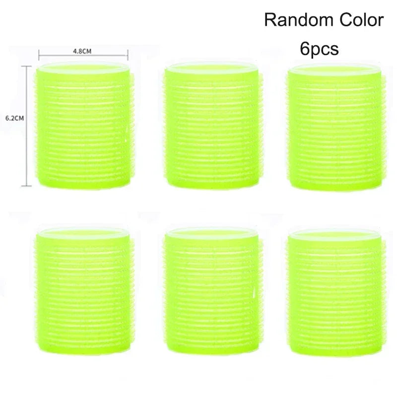Jumbo Self-Grip Hair Rollers – Heatless Curlers for Salon & Home, Sticky Hair Styling Tools