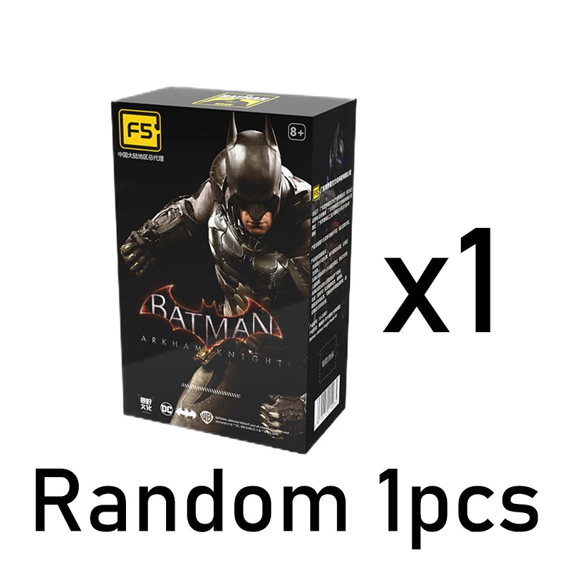 F5 Batman Arkham Knight Action Figures – 7 Styles, 10cm Blind Box Model Collectibles for Boys