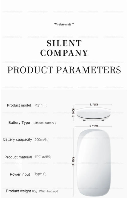 Apple Original Magic Mouse, Multi-Touch Bluetooth 5.0 Wireless Mouse for MacBook Pro/Air, iPad, Laptop, and Tablet PC