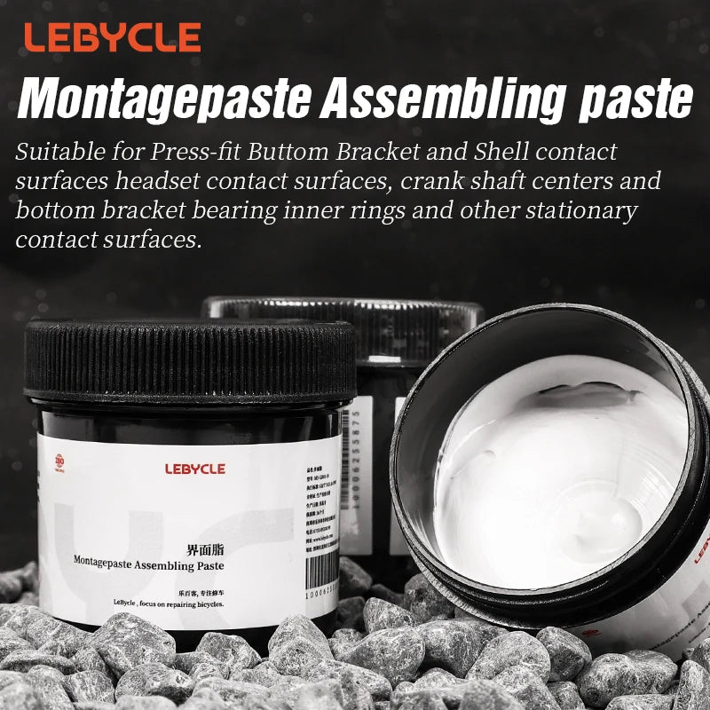 Lebycle Bicycle Interface Grease – Mountain & Road Bike Assembly Paste, Anti-Abnormal Noise Lubricant for Tower Base Hub Shaft