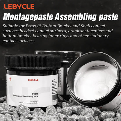 Lebycle Bicycle Interface Grease – Mountain & Road Bike Assembly Paste, Anti-Abnormal Noise Lubricant for Tower Base Hub Shaft