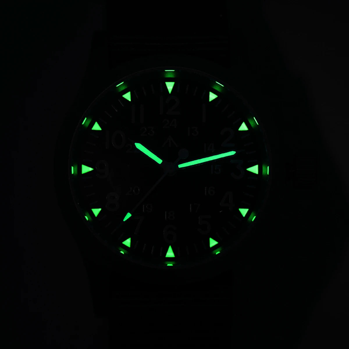 Militado ML05 Vintage Quartz Watch 38mm with VH31 Movement, Domed Sapphire Crystal, AR Coating & Luminous Dial